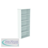 Astin Bookcase 4 Shelves 800x400x1980mm Arctic White KF823827