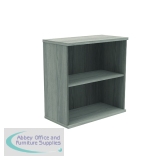 Astin Bookcase 1 Shelf 800x400x816mm Alaskan Grey Oak KF823841