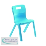 Titan One Piece Classroom Chair 482x510x829mm Blue (Pack of 30) KF838744