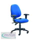 Jemini Intro Posture Chair with Adjustable Arms 640x640x990-1160mm Blue KF838995