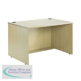 Jemini Reception Modular Straight Desk Unit 1200x800x740mm Maple 1200MASAMA