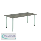 Jemini Rectangular Meeting Table 1800x800x730mm Grey Oak KF840197