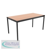 Jemini Titan Multipurpose Classroom Table 1200x600x640mm Beech/Black KF882420