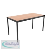 Jemini Titan Multipurpose Classroom Table 1200x600x710mm Beech/Black KF882422