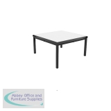 Jemini T-Table Multipurpose Classroom Table 600x600x460mm Flat Pack Grey/Black KF882427