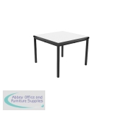 Jemini T-Table Multipurpose Classroom Table 600x600x530mm Flat Pack Grey/Black KF882429