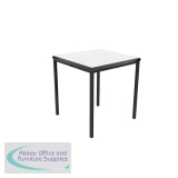 Jemini Titan Multipurpose Classroom Table 600x600x640mm Grey/Black KF882433