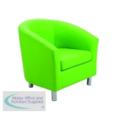 Jemini Tub Polyurethane Armchair Lime KF882439