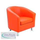 Jemini Tub Polyurethane Armchair Orange KF882440