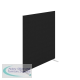 Jemini Floor Standing Screen 1400x25x1600mm Black FST1416SBK