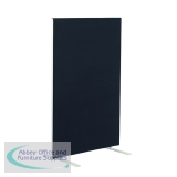 Jemini Floor Standing Screen 1400x25x1800mm Black FST1418SBK