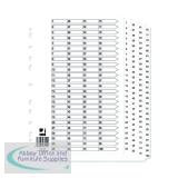 Q-Connect A4 1-100 Mylar Index (10 Pack) KF97059Q