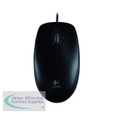 Logitech B100 Optical Mouse USB 800dpi Black 910-003357