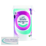 Lil-Lets Cotton Wool Roll 500g (Pack of 12) 99CRL500CO