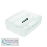 Leitz MyBox Organiser Tray with Handle Large White 53220001