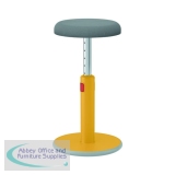 Leitz Ergo Cosy Active Sit/Stand Stool 370x370x690mm Warm Yellow 65180019