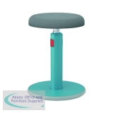 Leitz Ergo Cosy Active Sit/Stand Stool 370x370x690mm Calm Blue 65180061