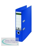 Recycle Colours Lever Arch File A4 80mm Blue (Pack of 10) 10180035