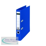 Recycle Colours Lever Arch File A4 50mm Blue (Pack of 10) 10190035