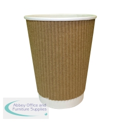 Cup 8oz Kraft Ripple (Pack of 500) NU903001