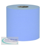 Raphael 1Ply Blue Roll Towel 250m x 200mm (6 Pack) RT1B250R