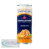 San Pellegrino Aranciata Orange 330ml Can (Pack of 24) 12516073