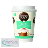 Nescafe and Go Gold Latte Coffee Cup 23g (Pack of 8) 12495378