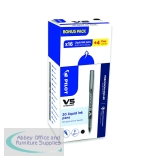 Pilot V5 Liquid Ink Rollerball Pen 0.5 Fine Tip Black Value Pack 16 + 4 FREE (Pack of 20) 3131910516507