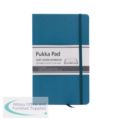 Pukka Pad Signature Soft Cover Notebook A5 215x135mm 192 Pages Teal 7752-SIG