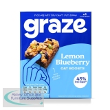 Graze Lemon Blueberry Oat Boosts 30g Pack of 4 3619