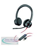 Poly Blackwire 8225 BW8225-M Headset USB-A WW Corded 214408-01