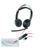 Poly BW5220 Stereo Headset USB A Corded 80R97AA