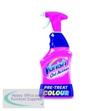 Vanish Oxi Action Fabric Stain Remover Spray 500ml (Pack of 6) 3077459