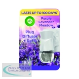 Air Wick Liquid Electric Plug Diffuser + 1 Refill 19ml Purple Lavender Meadow (Pack of 4) 3039855