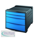 Rexel Choices Drawer Cabinet Blue 2115611