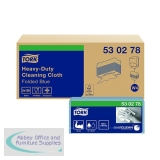 Tork W4 Cleaning Cloth Blue 100 Sheets (500 Pack) 530278