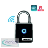 Master Lock Indoor Bluetooth Padlock Black 4400EUREC