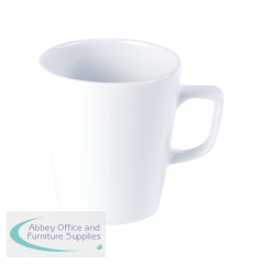 Genware Latte Mug 12oz White (Pack of 12) 322135