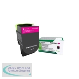 Lexmark CS/CX3Series Laser Toner Cartridge Return Program Page Life 2300pp Magenta Ref 71B20M0