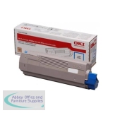 Oki C332/MC363 Laser Toner Cartridge High Yield Page Life 3000pp Cyan Ref 46508711