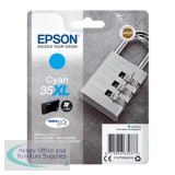 Epson 35XL Inkjet Cartridge High Yield Page Life 1900pp 20.3ml Cyan Ref C13T35924010