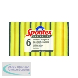 Spontex Specialist General Purpose Sponge Scourers (Pack of 6) 19400213