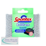 Spontex Brilliant Scourer Pad Silver Non-scratch 31600328