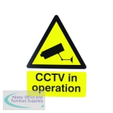 Warning Sign CCTV In Operation PVC 400X300mm CTV3B/R