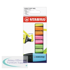 Stabilo Boss Mini Highlighters Card Wallet Assorted (Pack of 5) 07/5-2-01