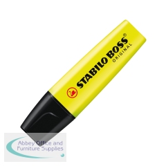 Stabilo Boss Original Highlighter Yellow (Pack of 10) 70/24/10