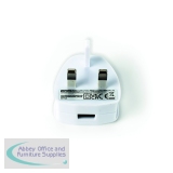 Power Adapter Plug USB Type A 5V DC 2.1 Amp S1USBPLUG1PK4