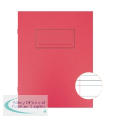 Silvine Exercise Book Ruled 229x178mm Red (Pack of 10) EX101