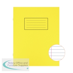 Silvine Exercise Book Ruled 229x178mm Yellow (Pack of 10) EX103