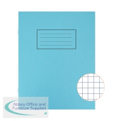 Silvine Exercise Book 7mm Squares 229x178mm Blue (Pack of 10) EX106